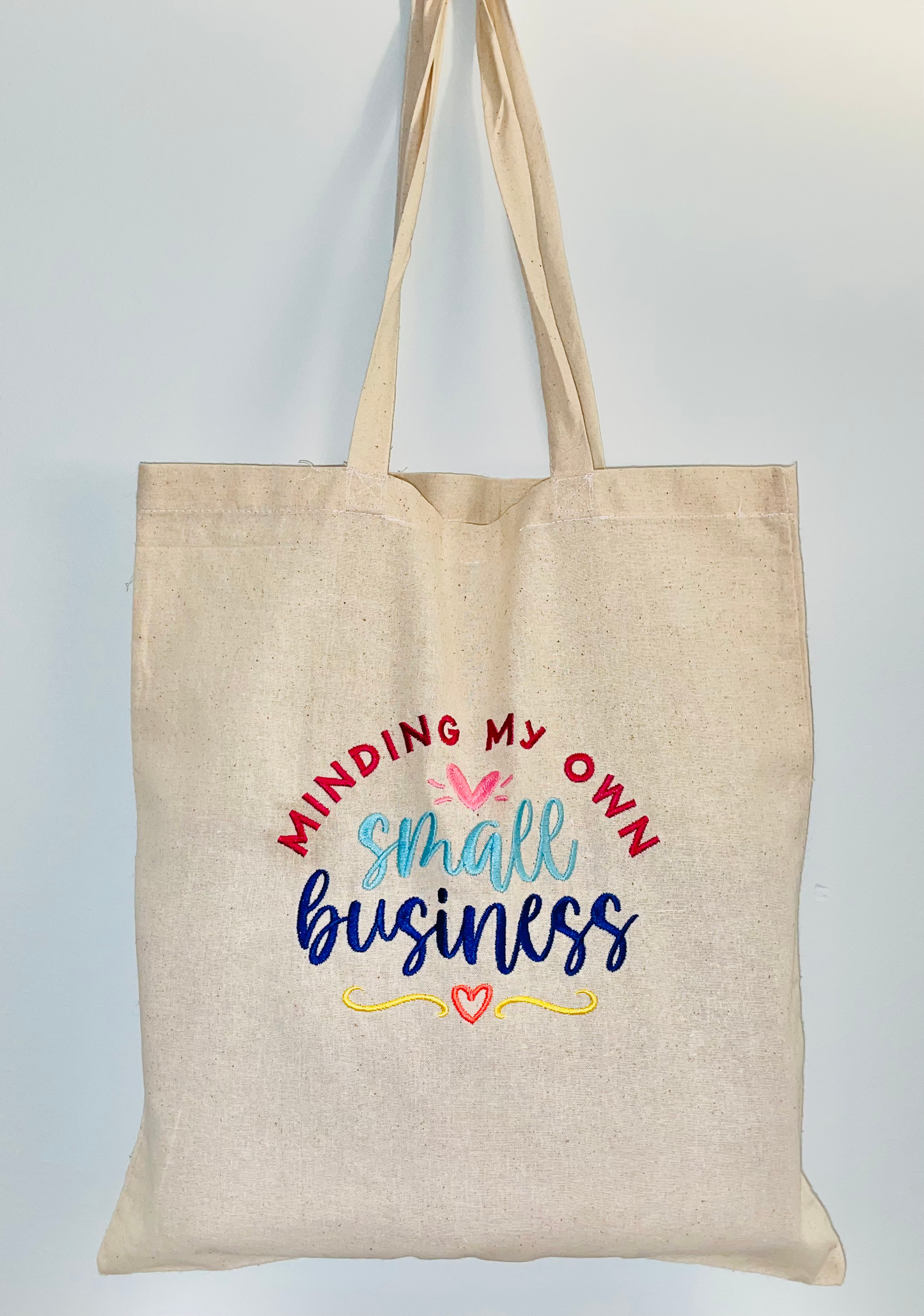 Minding My Own Small Business Tote Bag image 1