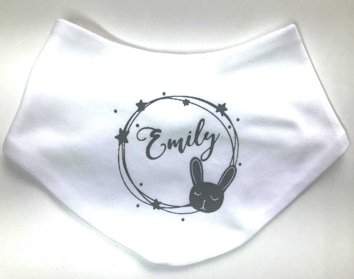 Personalised Easter Baby Bandana Style Bib image 0