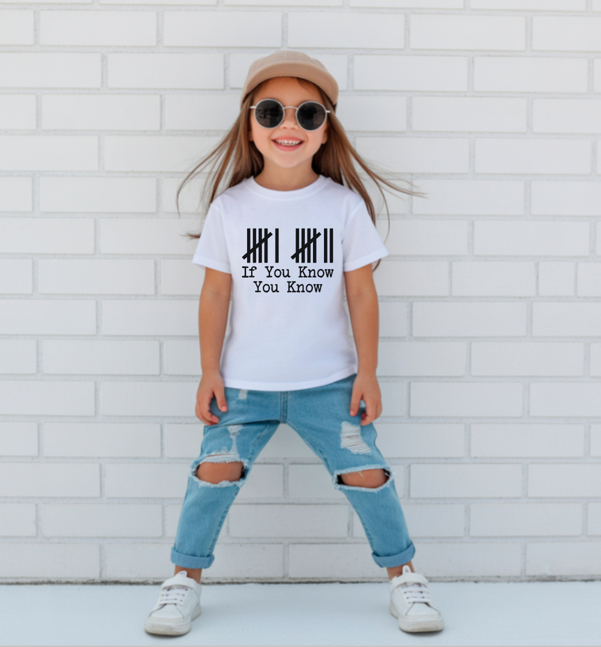 6-7 Tally Chart If You Know You Know Kids Viral Meme T-Shirt