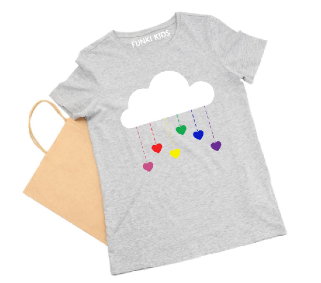 Rainbow Heart T-Shirt image 1