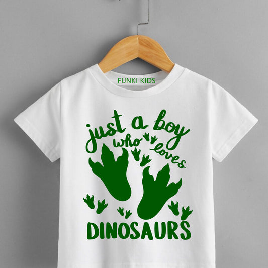 Just A Boy/Girl Who Loves Dinosaurs T-Shirt image 1