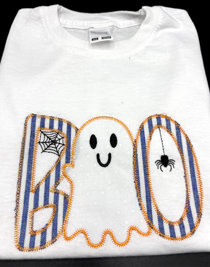Boys "Boo" Ghost Halloween T-Shirt image 1