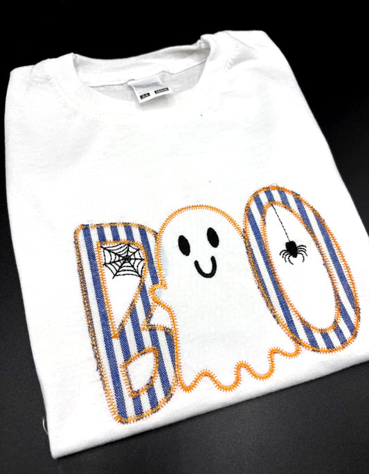 Boys "Boo" Ghost Halloween T-Shirt image 0