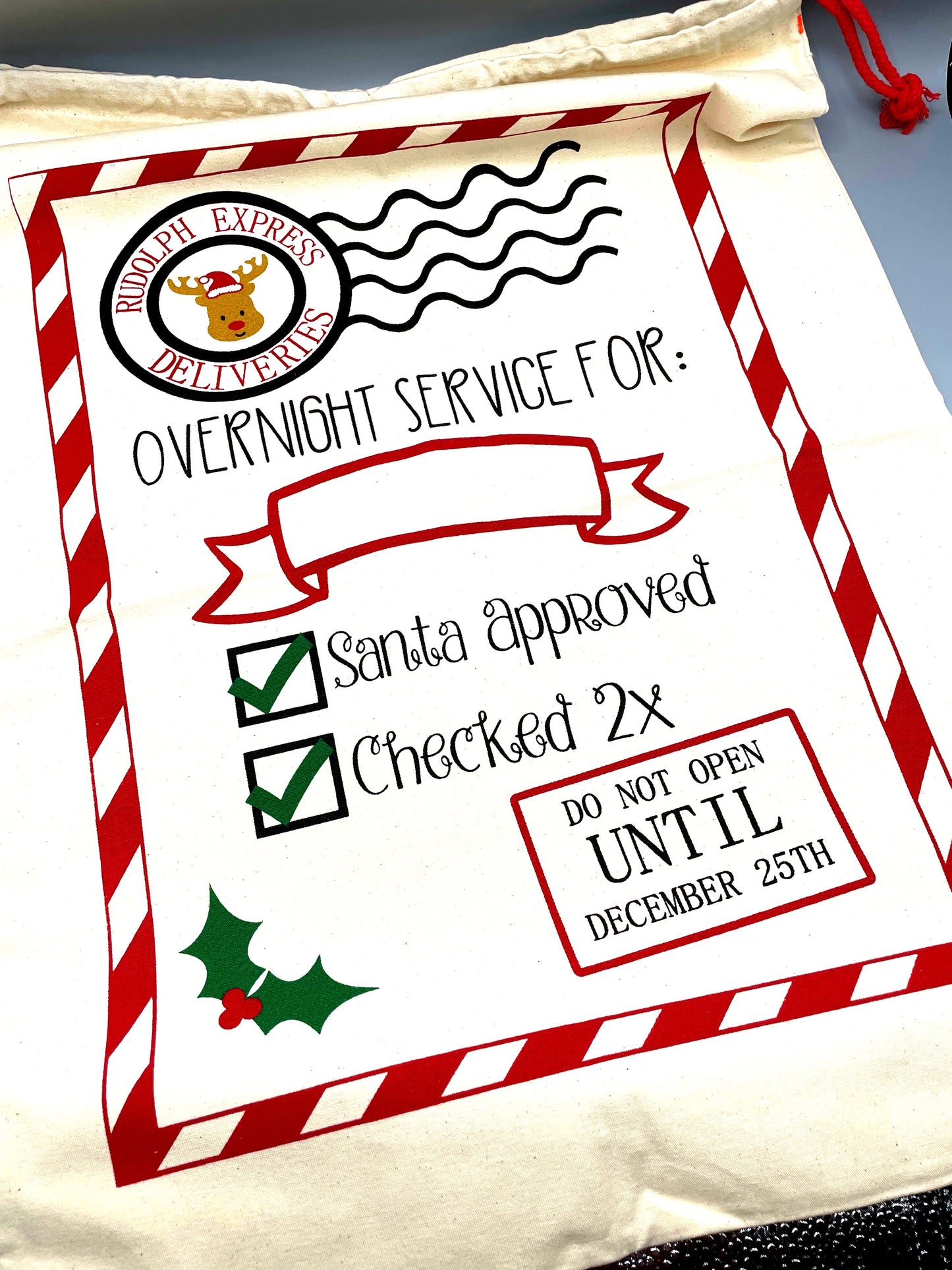 Personalised Santa Sacks image 3