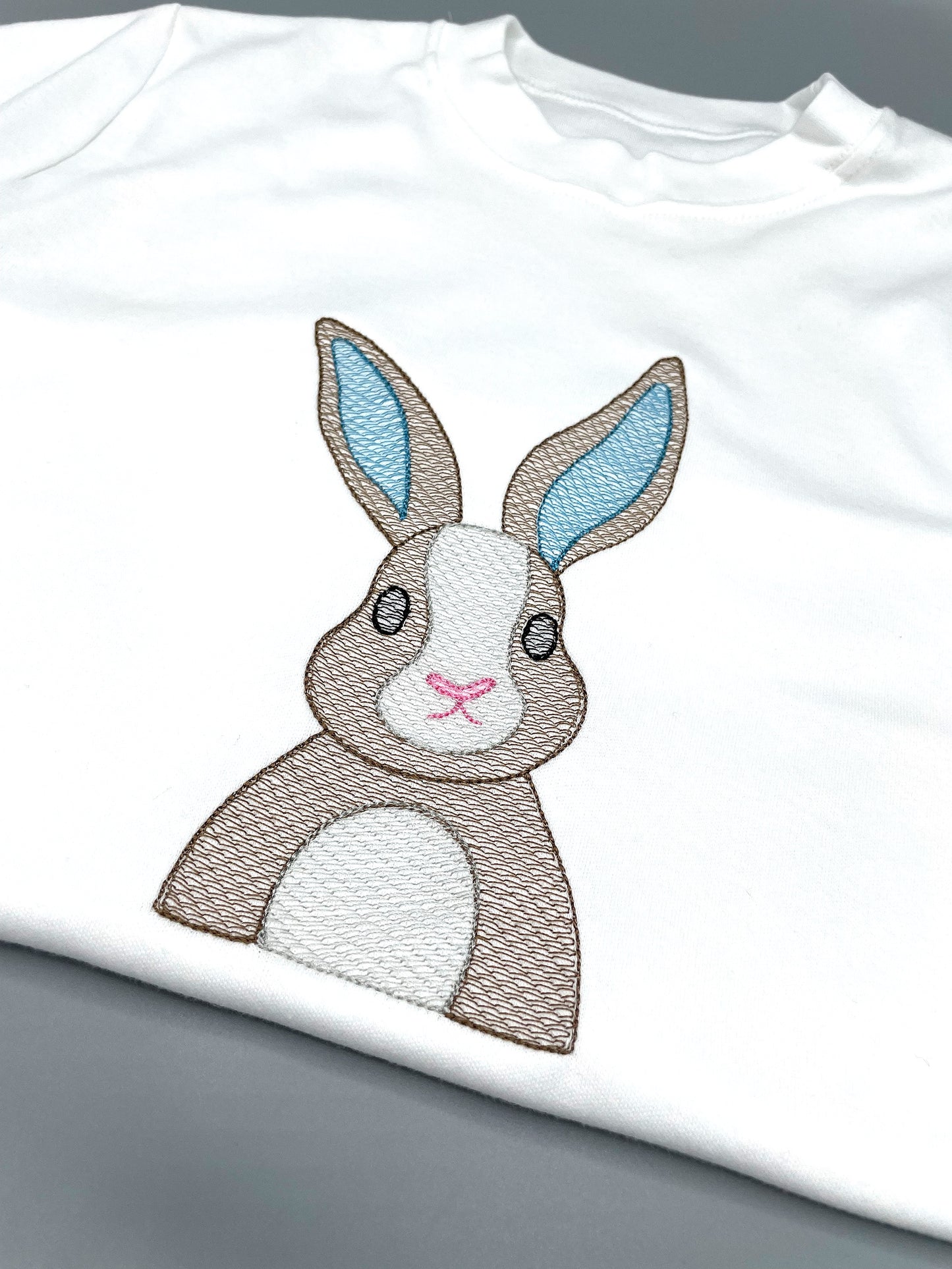 Embroidered Bunny T-Shirt image 1