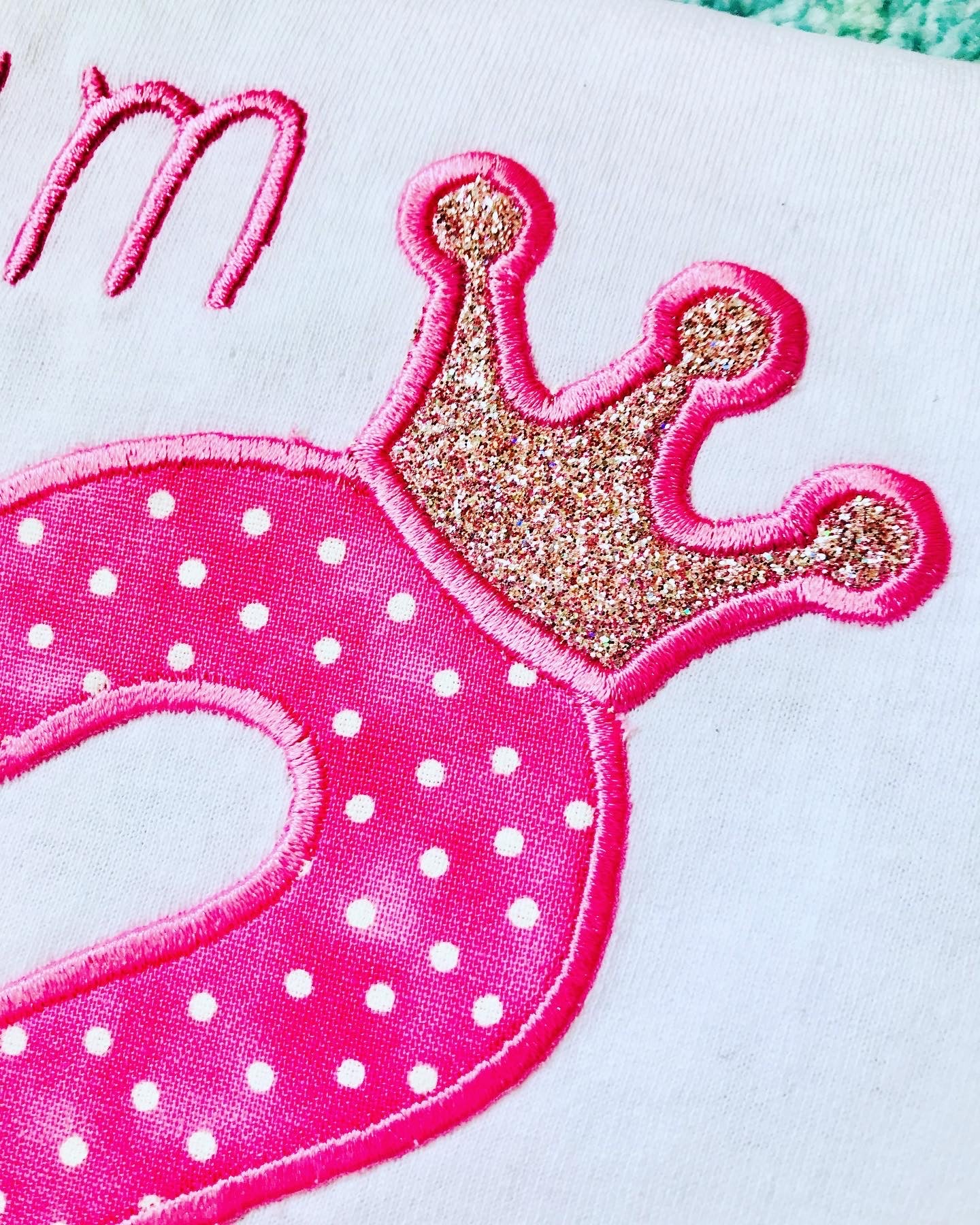 Personalised Applique Birthday Number T-Shirt image 2