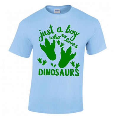 Just A Boy/Girl Who Loves Dinosaurs T-Shirt image 2