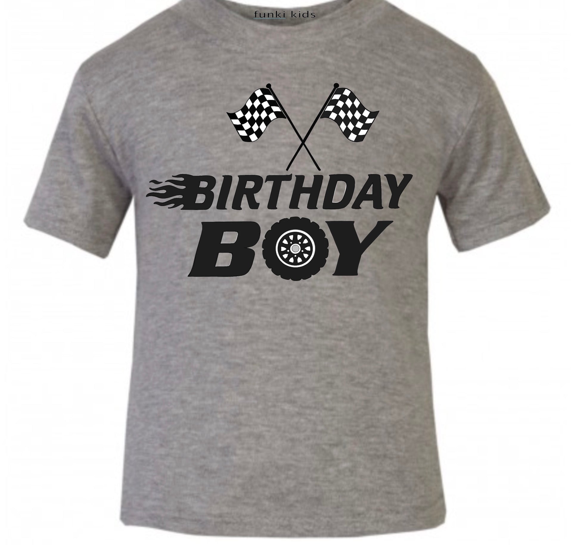 Birthday Boy Racing Car T-Shirt | Birthday T-Shirt | Motor Racing Birthday Top | image 2