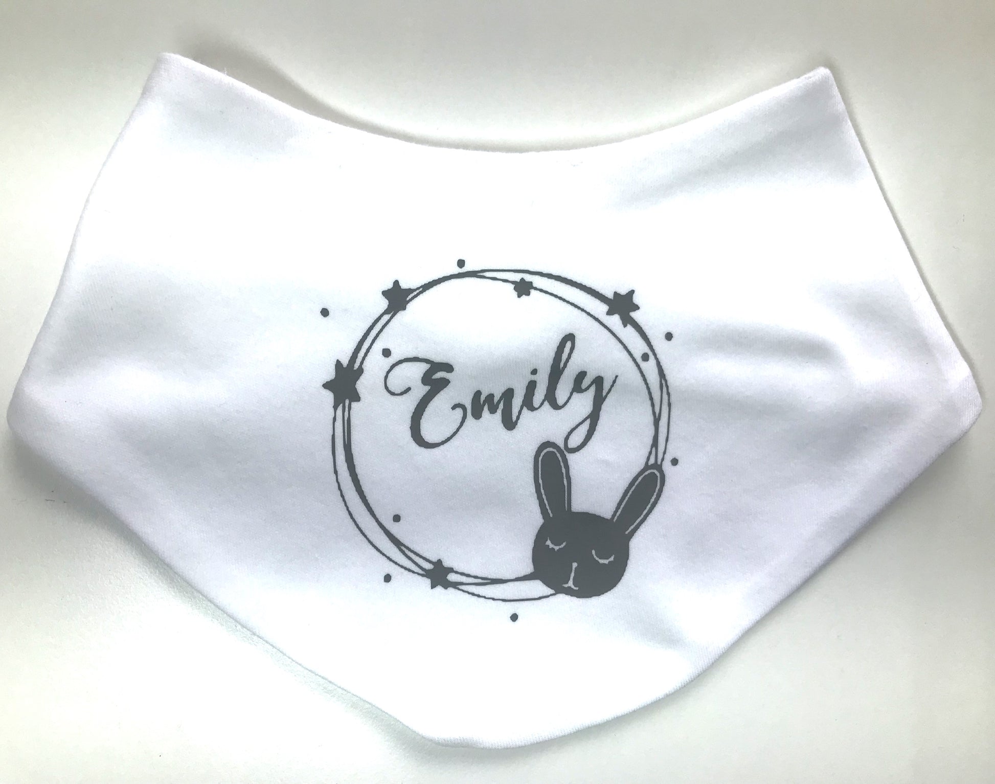 Personalised Easter Baby Bandana Style Bib image 0