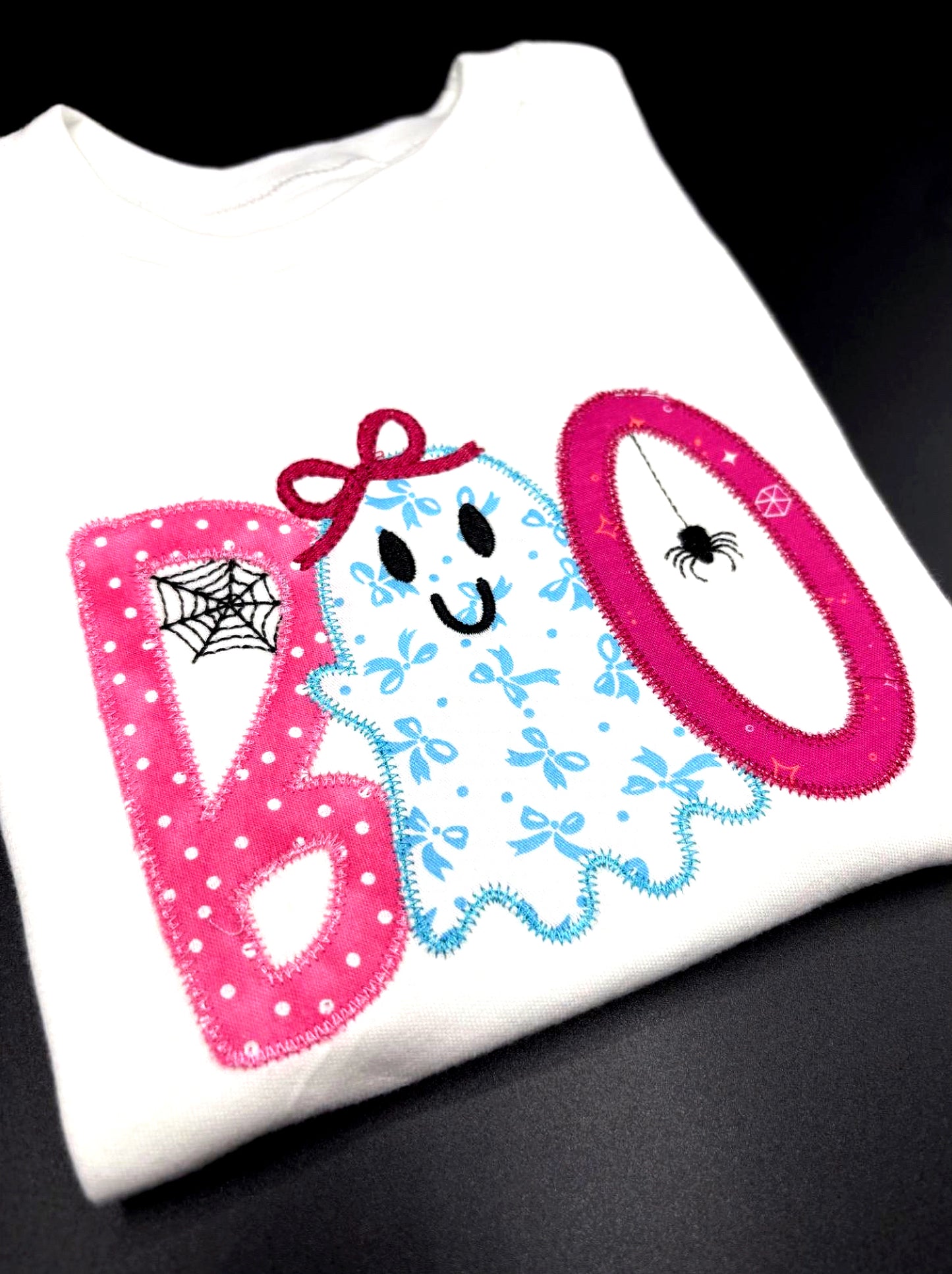 Girls Boo Ghost Halloween T-Shirt image 0