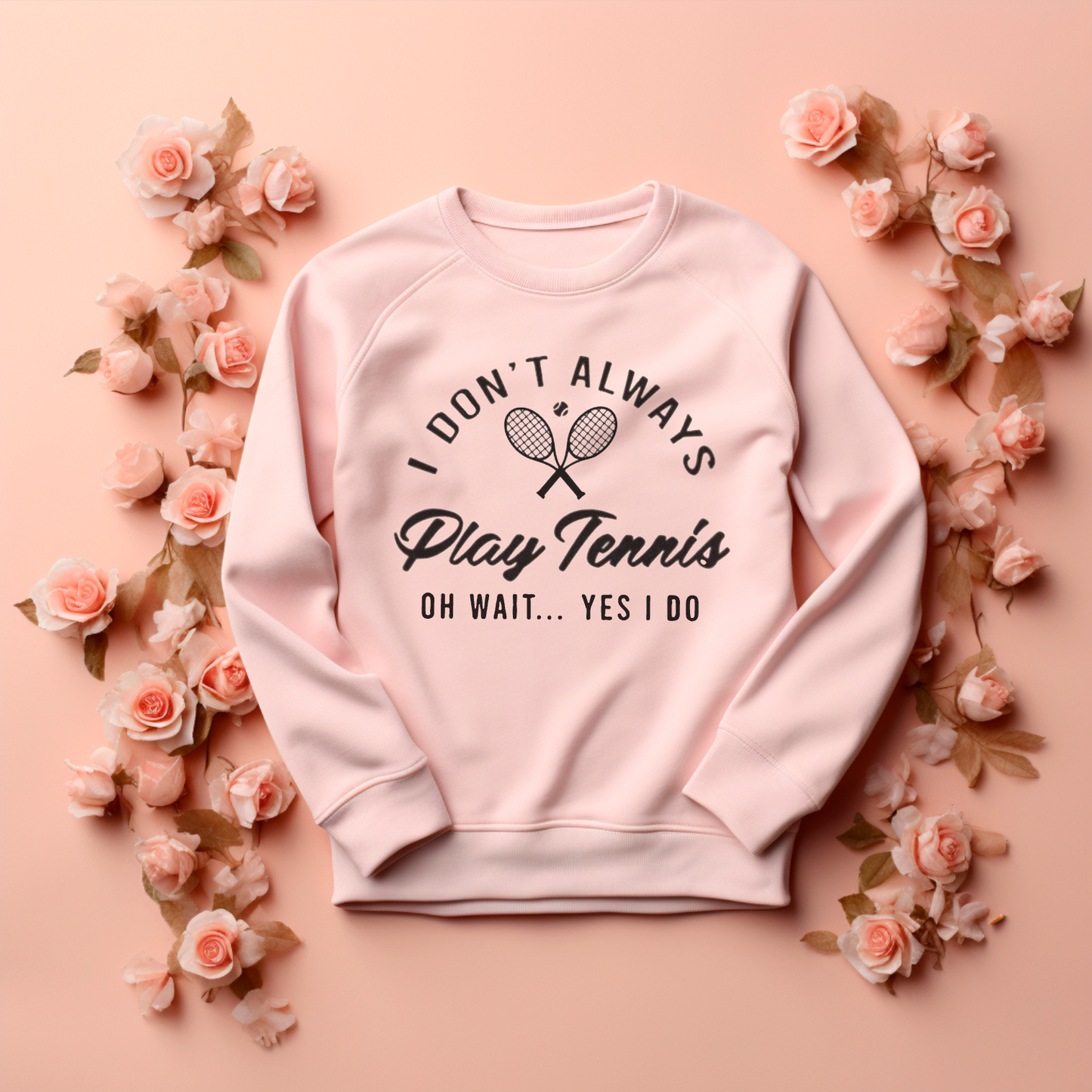I Don't Always Play Tennis Sweatshirt image 0