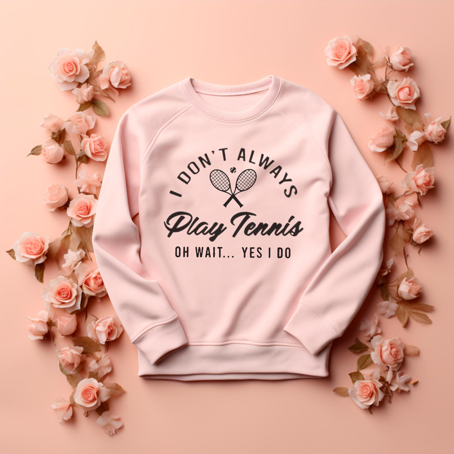 I Don't Always Play Tennis Sweatshirt image 0