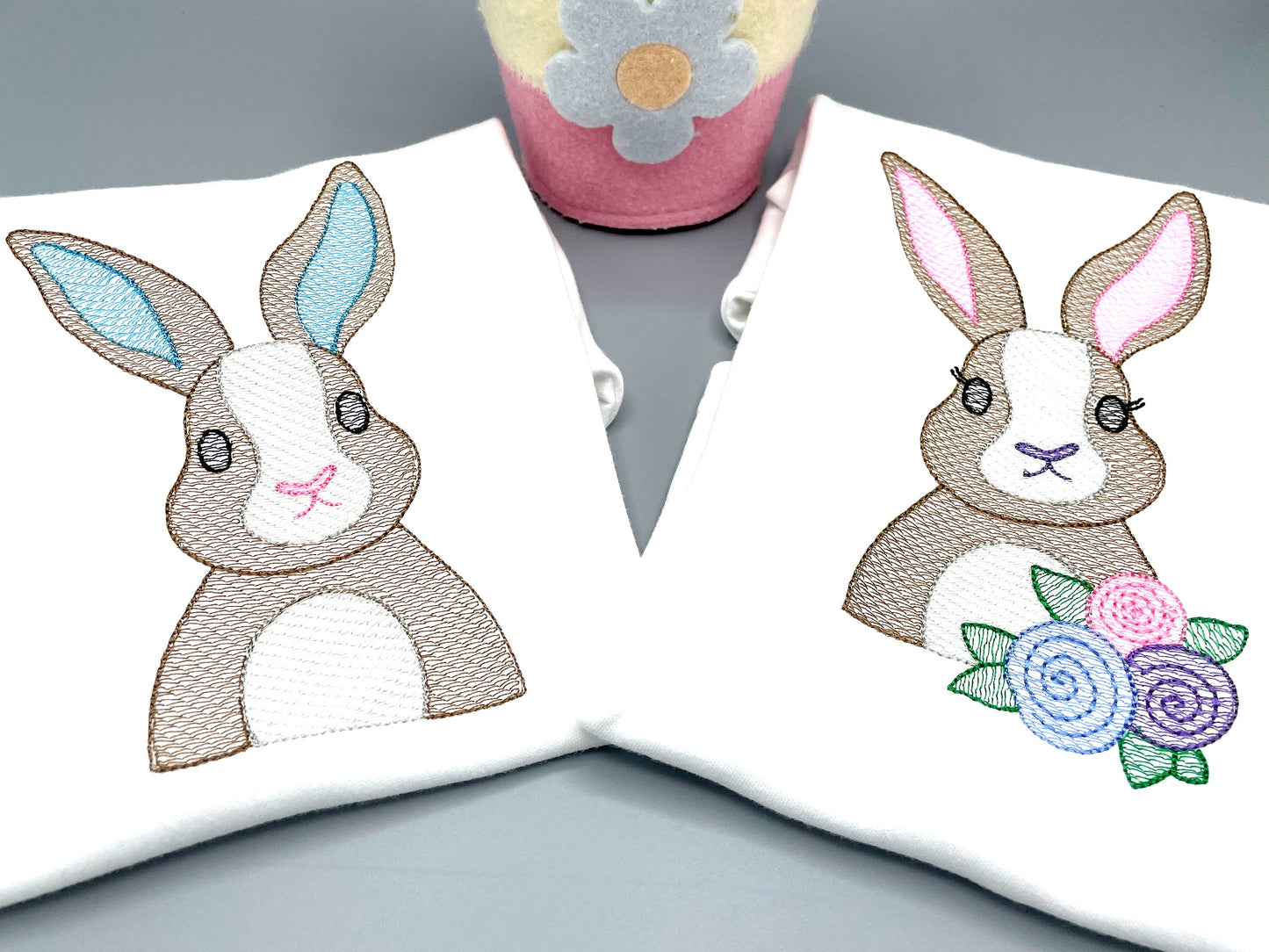 Embroidered Bunny T-Shirt image 2