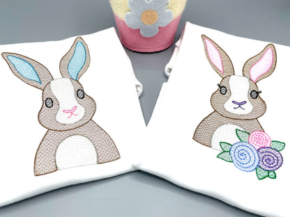 Embroidered Bunny T-Shirt image 2