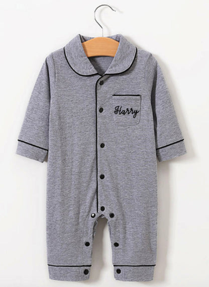 Custom Baby grow | Personalised Romper | Baby Sleep suit | Unisex Boy Girl image 1