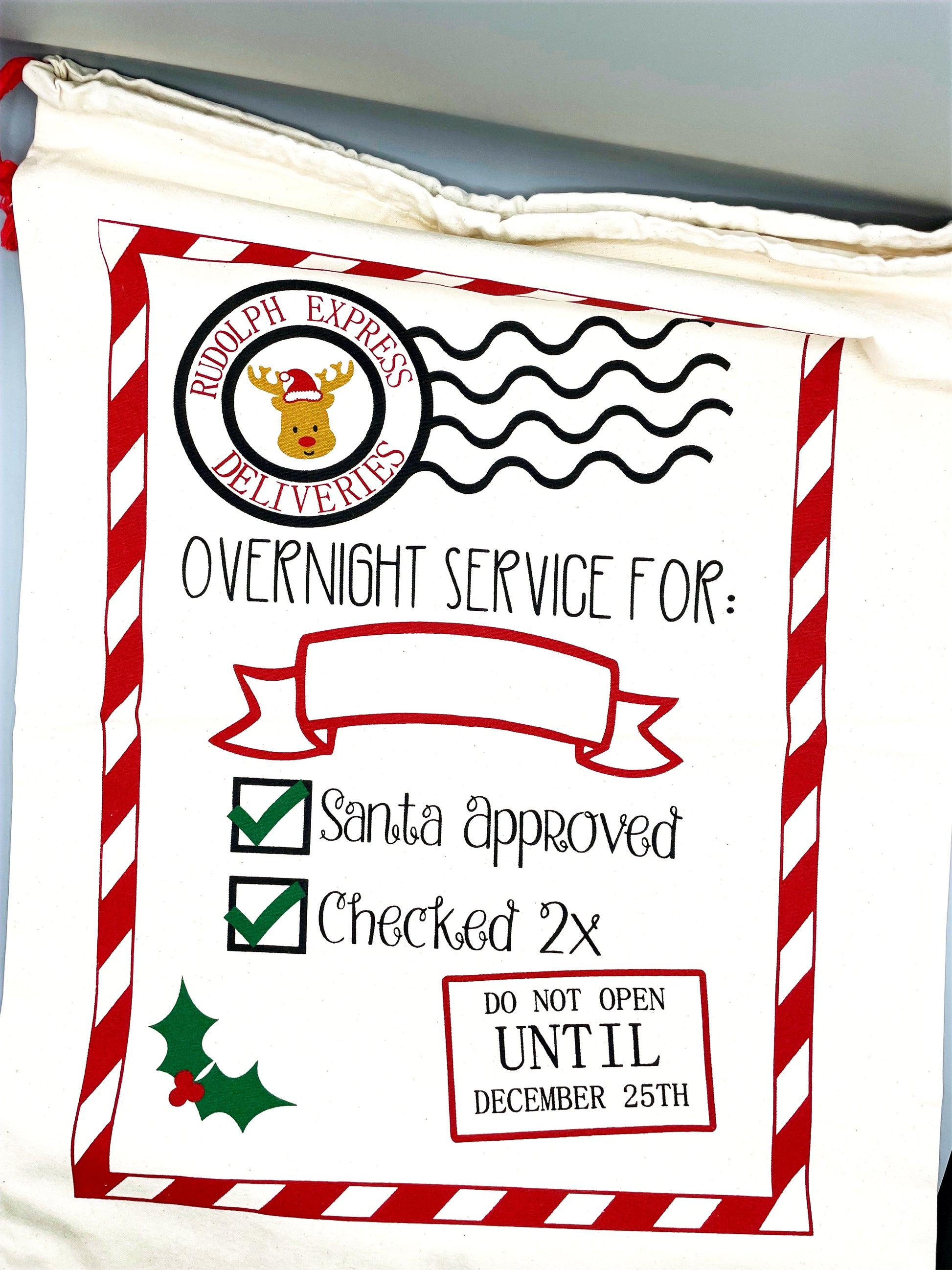 Personalised Santa Sacks image 2