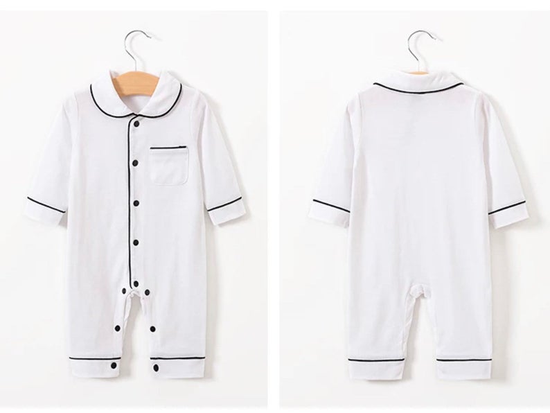 Custom Baby grow | Personalised Romper | Baby Sleep suit | Unisex Boy Girl image 4