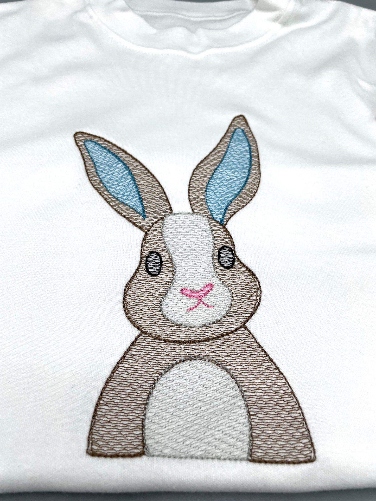 Embroidered Bunny T-Shirt image 0