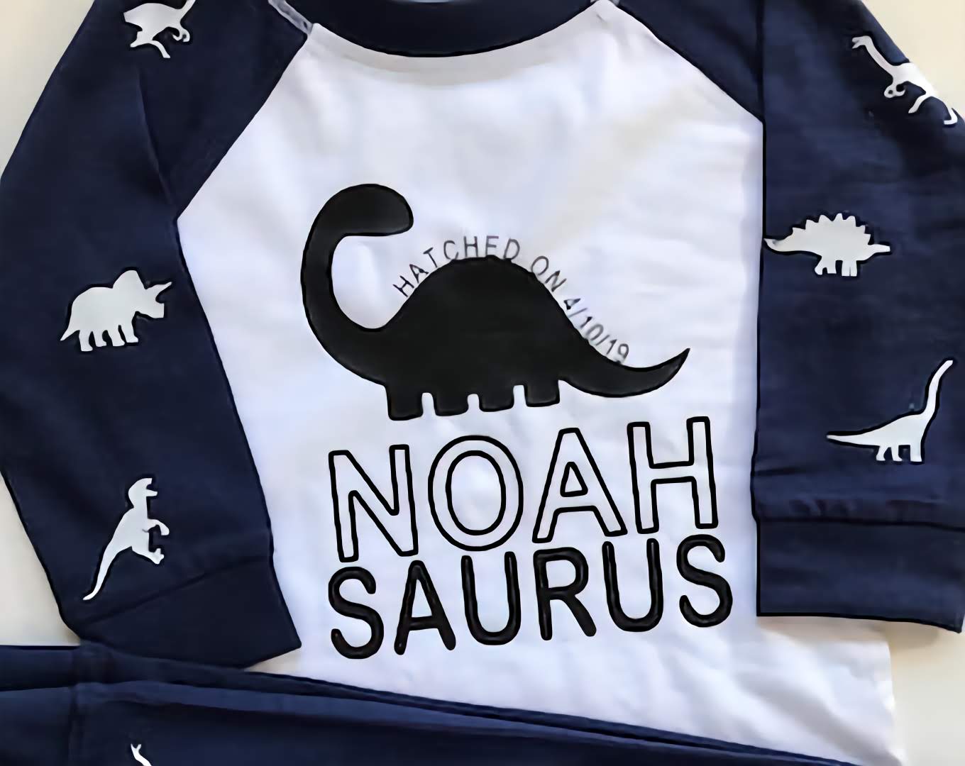 Personalised Dinosaur Name-A-Saurus Pyjamas for Kids