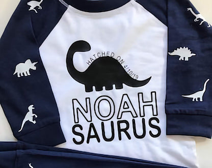 Personalised Dinosaur Name-A-Saurus Pyjamas for Kids
