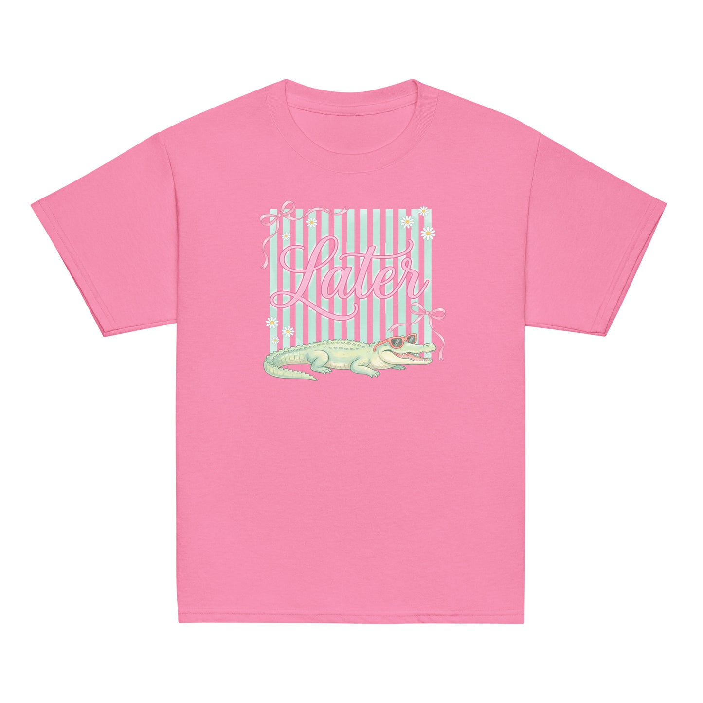 “Later Gator” Pink Graphic T-Shirt