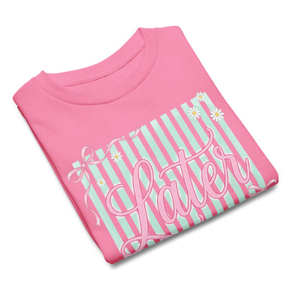 “Later Gator” Pink Graphic T-Shirt